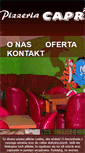 Mobile Screenshot of pizzeria-capri.pl