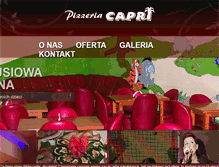 Tablet Screenshot of pizzeria-capri.pl